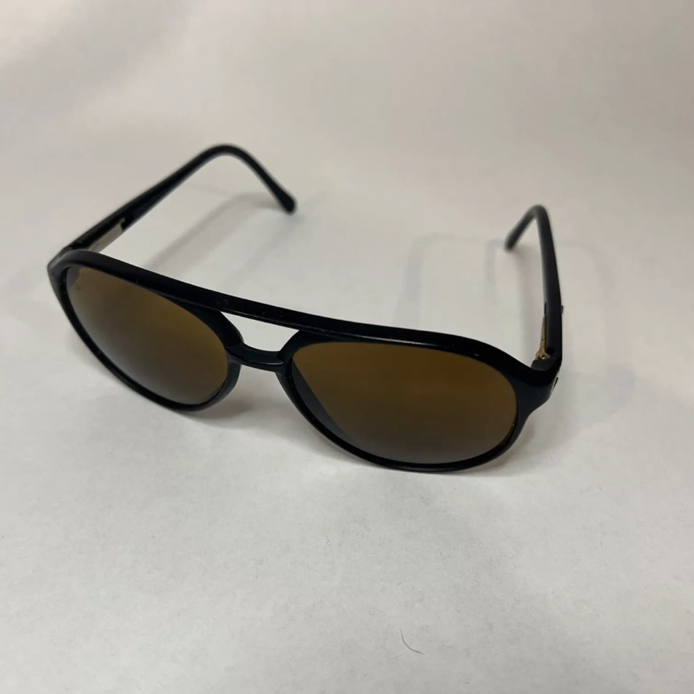 REVO Vintage Women’s Black Bomber Sunglasses‎ Polarized Lenses